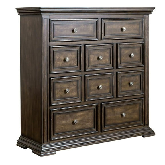 Big Valley Light Brown 10 Drawer Chesser