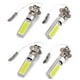 thumbnail image 1 of 4 Pcs H3 15W LED COB DRL Lamp White Xenon Driving Head Light Bulbs, 1 of 3