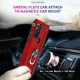 thumbnail image 3 of LeYi for Moto G Play 2024 Phone Case, Motorola G Play Case with 2 Pcs Screen Protector and Metal Kickstand, [Military-Grade] Heavy Duty Protective Case with Magnetic Stand for Moto G Play 2024, Red, 3 of 7