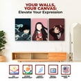 thumbnail image 3 of Demon Slayer Canvas Wall Art by DreamController Set of 3 - 16x24 inches Wall Decor | HD Printed & Wooden framed wall art | Modern Wall Decor for Bedroom, Living Room, Office, Kids Room | Made in USA, 3 of 4