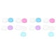 thumbnail image 4 of Estuche para lentes de contacto, estuche para lentes de contacto de 12 piezas Estuche para lentes de contacto Lindo estuche para lentes de contacto Confiabilidad excepcional, 4 of 9