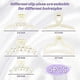 thumbnail image 3 of 5 Pcs Large Pearl Hair Claw Clips White Black Hair Clips Thick Long Hair Jaw Clips Barrettes Hair Accessories, 3 of 5