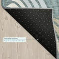 thumbnail image 5 of Addison Rugs Chantille Indoor/Outdoor Contemporary Mid-century Modern Teal Machine Washable Rectangle Rug, 8' x 10', 5 of 8