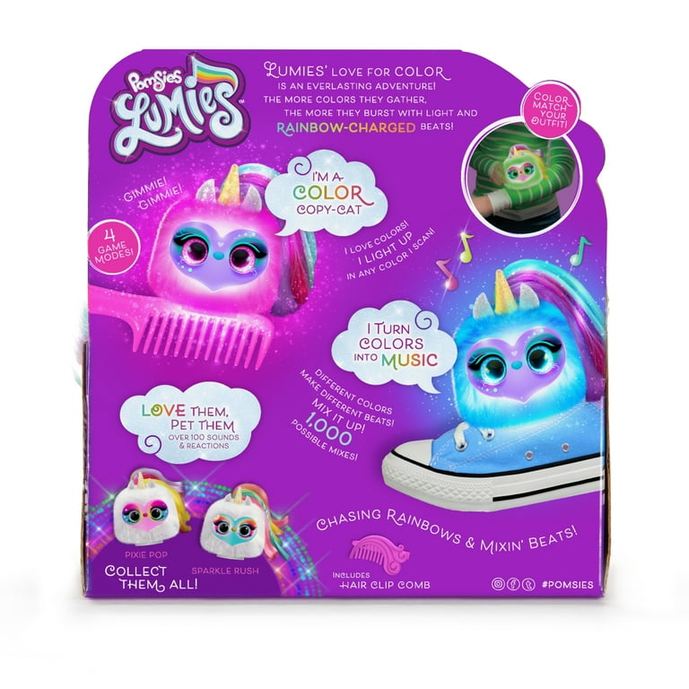 Pomsies Lumies Dazzle Gogo - Interactive Electronic Plush