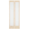thumbnail image 2 of Pinecroft Frosted Full Glass Bifold Door, 30-in. x 80-in., Unfinished, 2 of 6