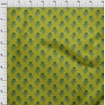 thumbnail image 3 of oneOone Viscose Chiffon Fabric Leaves & Floral Block Print Fabric By The Yard 42 Inch Wide, 3 of 4