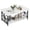 White, variant on MOOSENG Coffee Table with Storage Shelf, 2-Tier Industrial Living Room Table Round Corners , Rectangular Coffee Table with Metal Frame, Rustic Cocktail Table for Living Room