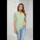 thumbnail image 3 of Camisas de Corta Abullonadas de Verano Verde L, 3 of 8