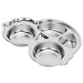 thumbnail image 4 of Assiette pour Aliments pour Enfants, Assiette pour Enfants en Acier Inoxydable 304 Compartimentée Assiette pour Aliments en Acier Inoxydable Performance Finement Réglée, 4 of 8