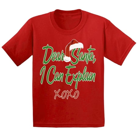 awkward styles dear santa i can explain xoxo christmas shirts for kids baby christmas santa hat - Christmas Shirts Walmart awkward styles dear santa i can explain xoxo christmas shirts for kids baby christmas santa hat - Christmas Shirts Walmart