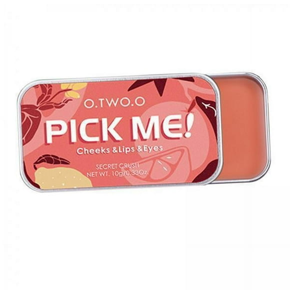 Lápiz Labial 2x3 en 1, Sombra de Ojos, Rubor, Paleta Reparadora, Crema Colorete Monocromática a , 2 piezas