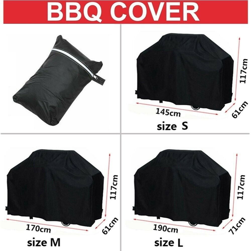 Waterproof Protection BBQ Grill Cover Gas Barbecue Outdoor 3 Size 57" 67" 75" 