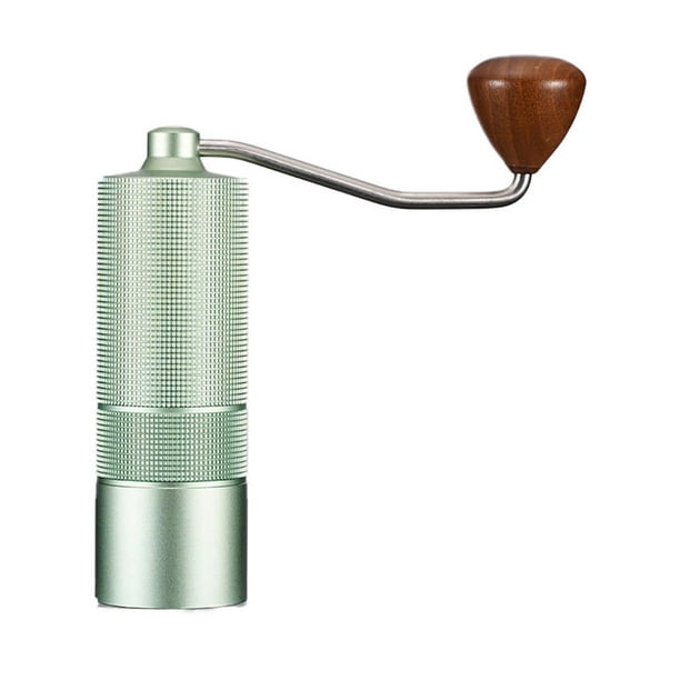 Molinillo de café Manual de viaje, molinillo de granos de café con , fresa cónica de acero inoxidable , 7 rebabas Sunnimix cafetera