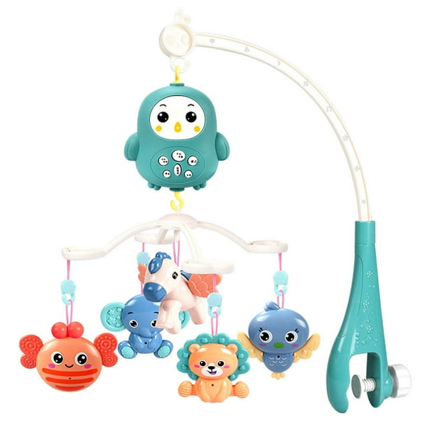 Baby Musical Crib Mobile with Hanging Rotating Toys,Remote Control