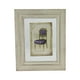Raz 7,25 "x 6" Style Décoratif Antique Beige et Violet Imprimé Chaise Victorienne Encadrée Art Mural – image 1 sur 2