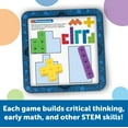 thumbnail image 3 of Learning Resources Mathlink Cubes Brain Puzzle Challenge - 80 pieces, STEM Games for Boys and Girls Ages 5+, 3 of 8