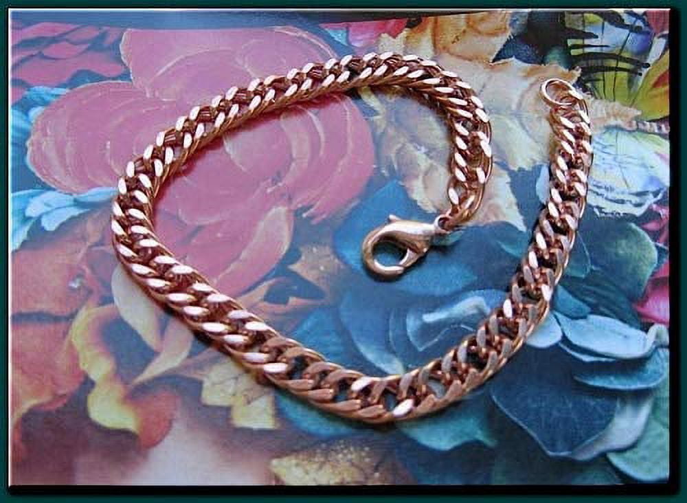10 Inch Copper Anklet, 1/4 of an inch wide, CA652GG - Made in the USA.