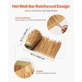 thumbnail image 4 of KFFKFF Artificial Thatch Roofing 1.3 x 16.4 ft, Mexican-Style Tiki Bar Skirt, Waterproof & Fire-Resistant Roof Grass Roll, Tropical Decor for Patio, Pool, Beach, Hawaiian Party, 4 of 9