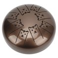 thumbnail image 4 of Hand Ethereal Drum, Wear Resistant 5.5in Tongue Drum Compact Size With Drumsticks For Religious&nbsp;Events For Music Education, 4 of 7