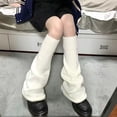 thumbnail image 1 of Fundas de calcetines de punto, calcetines apilados, subcultura de estudiantes japoneses, Spice Girls, y2k, fundas de pierna ancha y acampanadas, calcetines largos jk para mujeres, 1 of 5