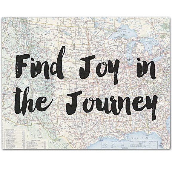 Find Joy in the Journey - 11x14 Unframed Typography Art Print - Great Inspirational Gift