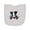 AC-Heather Grey, variant on Inktastic Pocket Badger Newborn Bib