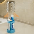 thumbnail image 3 of Dorm Room Toothbrush Holder Stand with Cover Cups, 4-Slot Toothpaste & Dental Organizer, 3 of 6
