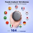 thumbnail image 7 of VAIFTILNO Wearable Translator, 165 Languages Real-Time Two-Way Translation Smart Vocab Review & Pronunciation Correction, Hands-Free Device (Black), 7 of 7
