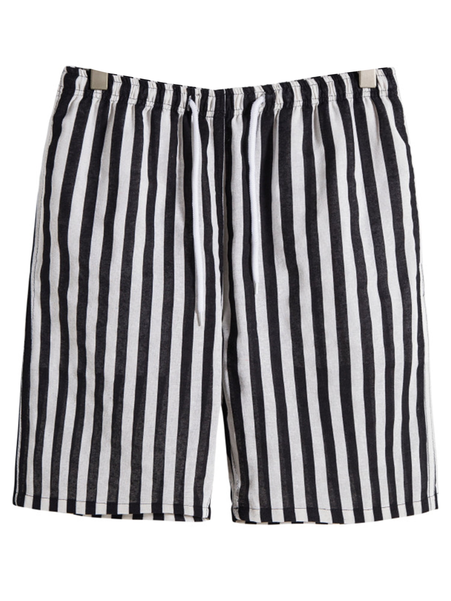 Grianlook Mens Beach Shorts Elastic Waist Bottoms Pockets Leisure