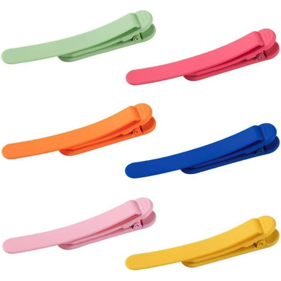 6pcs Page Bookmarks for Reading, Automatic Book Marks Tailored for Book Enthusiasts, Unique and Cute Book Page Holder Markers Clip Reading Accessories Gifts(Pink Orange Rose)