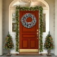 thumbnail image 5 of dajkiuy Christmas Wreaths for Front Door, Christmas Wreath with PineCones Berries Christmas Outdoor Wreath for Xmas Winter Holidays Decoration 11.8in, 5 of 6