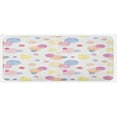 thumbnail image 1 of Pastel Kitchen Mat, Watercolor Texture Liquid Paint Drops Dots Aquarelle Art Style Romantic Colorful, Plush Decorative Kitchen Mat with Non Slip Backing, 47" X 19", Multicolor, by Ambesonne, 1 of 1