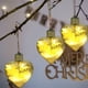 thumbnail image 5 of Bolas decorativas de Navidad transparentes y luminosas para hortensias | Adornos LED luminosos para colgar | Lámpara de cristal de bajo consumo de energía | Multicolor, 11x9x5,5cm | Instalación, 5 of 6
