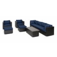thumbnail image 1 of Innesbrook Collection 9-Piece Aluminum Patio Conversation Set with Navy Cushions, 1 of 2