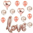 thumbnail image 1 of TIMIFIS Ballons « Je t'Aime » et Ensemble de Ballons Cœur Décoration de Fleurs de Mariage Ballons Cœur Rouges pour Décorations de Fête de la Saint-Valentin, 1 of 1