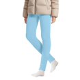thumbnail image 2 of Girls Solid Leggings Fleece Lined Slim Stretchy Soft Warm Tights Pants for Kids Toddler Girls Winter Bottoms, 2 of 7