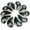 Black, variant on 10pcs Crystal Pu Leather Golf Iron Head Covers Set Iron Club Headcover