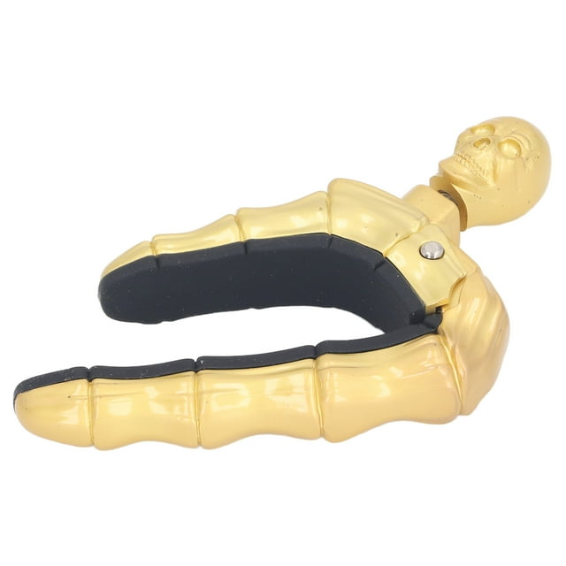 Guitar Capo Skull Knob Locking Design Ukulele Capo Stringed Instrument Accessories For Electric Acoustic Guitars Ukulele
