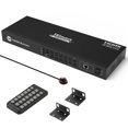 thumbnail image 1 of Conmutador HDMI TeSmart 16x1 4K @60Hz con control remoto IR de 16 puertos HDCP 2.2, 1 of 8