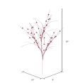 thumbnail image 2 of Vickerman 35" Mauve Glitter Berry Artificial Christmas Spray. Includes 6 sprays per pack., 2 of 3