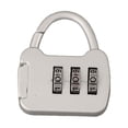 thumbnail image 4 of Lightweight Padlock Compact Cabinet Trolley Case Purple Red Zinc Alloy Blue Combination Lock Light Green Practical, 4 of 9