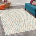 thumbnail image 2 of Geometric Decorative Rug, Abstract ZigZag Hexagon Vivid and Dark Color Hue Tone Intensity Art Print, Quality Carpet for Bedroom Dorm and Living Room, 6 Sizes, Pale Cadet, by Ambesonne, 2 of 4
