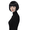 Black, variant on Dress Up America Short Bob Wig with Bangs for Women – Classic Lightweight Bob Cut Wig, Natural Look Synthetic Hair, Adjustable Cap, Ready to Wear for Daily Use, Halloween & Special Occasions