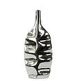 Large Ceramic Vase Silver