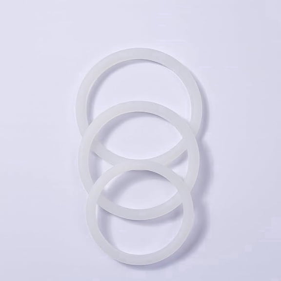 Wonder Star Universal Silicone Gasket Ring Set, Pack of 3, Food-Grade Flexible Sealing Rings for Mixer Grinder Jars, 8.5cm, 11cm, 12.8cm, Compatible with preethi 110v mixers