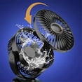 thumbnail image 3 of 3000mAh N33 USB Clip Fan Mini Fan Portable Bedroom Stroller Fan,C, 3 of 5