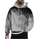 thumbnail image 2 of Sudadera con capucha para hombre, estilo casual, con cuello redondo, estampado, manga larga, blusa de poliéster, 2 of 5