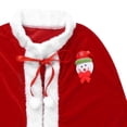thumbnail image 2 of Capa de Navidad para niños, bufanda de disfraz de Navidad, capa ligera y portátil, capa de bufanda de Navidad para disfraces de fiesta temática de car chica, 2 of 7
