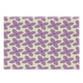thumbnail image 1 of Mauve Cutting Board, Big Fresh Flower Floret Buds Bouquet Motif Valentine Romance Blossoms Design Print, Decorative Tempered Glass Cutting and Serving Board, Large Size, Yellow Violet, by Ambesonne, 1 of 1