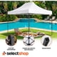 thumbnail image 4 of Carpa Toldo 2x3M Reforzado Plegable Impermeable Facil Armado Y Transporte para Jardín Casa Exterior Uso Rudo Acero Lona (Blanco), 4 of 7